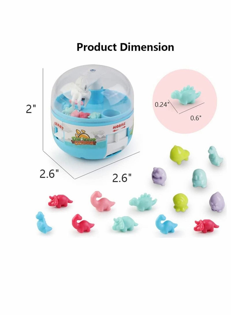 Mini Claw Machine Toys for Kids & Adults with Mini Dinosaur Figures Claw Machine Prizes, Mini Stuff Things That Actually Work, Mini Arcade Game Miniature Novelty Toys for 3+ Year Old Boys & Girls