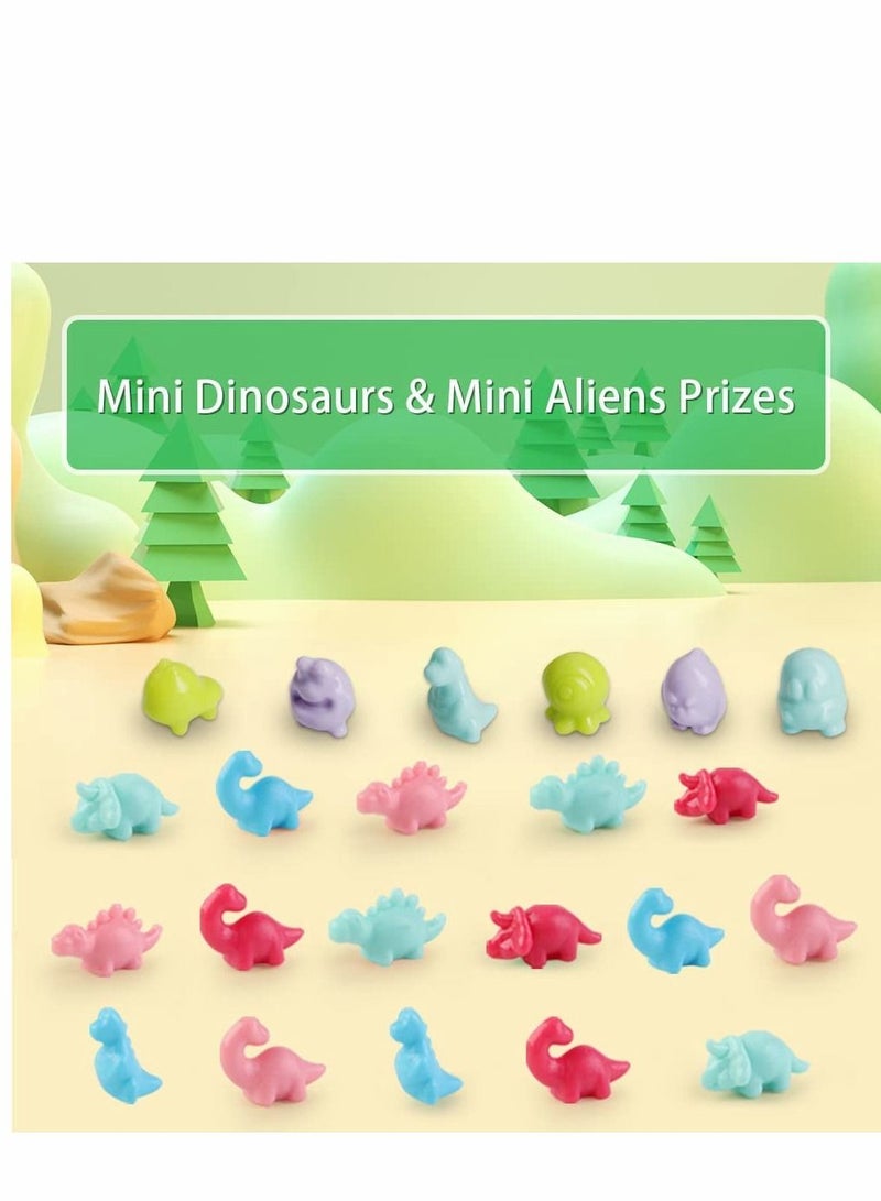 Mini Claw Machine Toys for Kids & Adults with Mini Dinosaur Figures Claw Machine Prizes, Mini Stuff Things That Actually Work, Mini Arcade Game Miniature Novelty Toys for 3+ Year Old Boys & Girls
