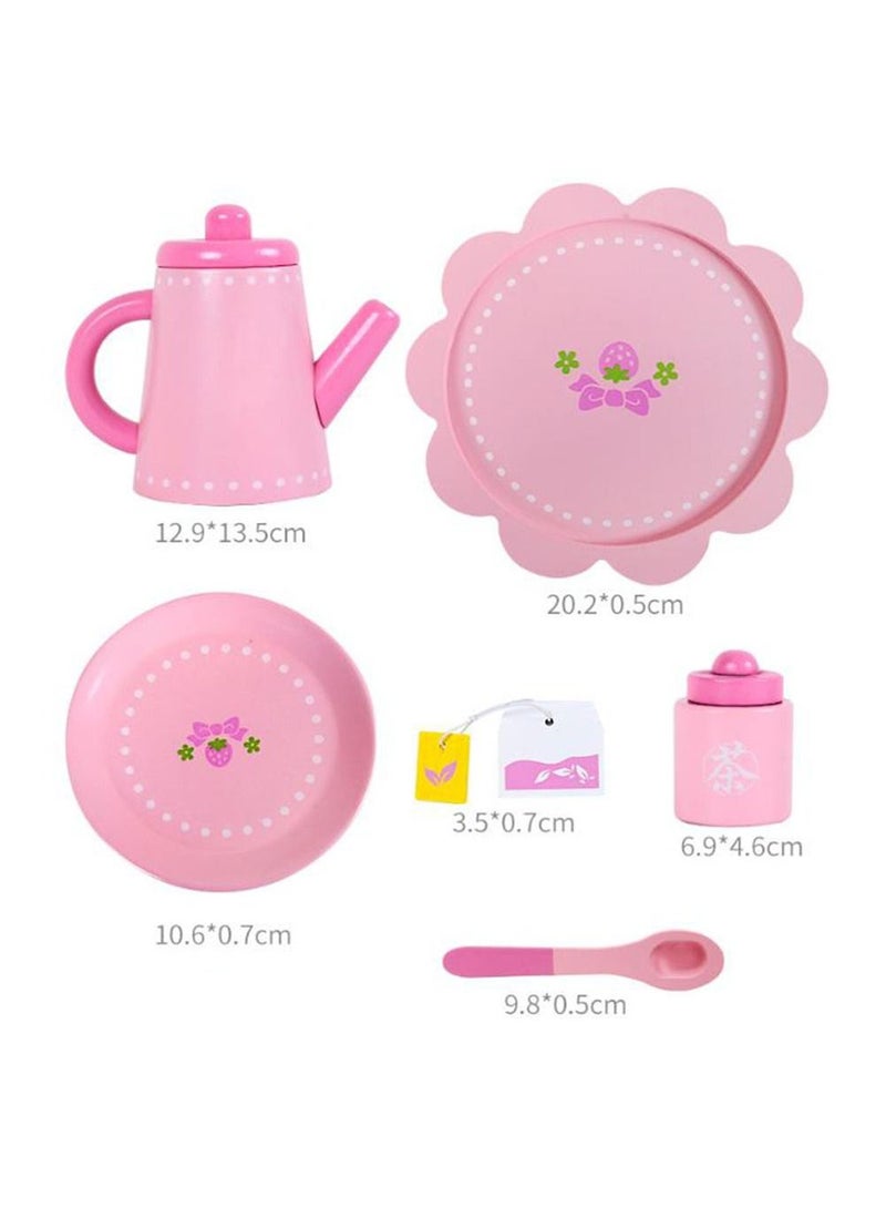 Tea Party Pretend Play Kitchen Set Sweet Princess Accessories Play Set For Kids