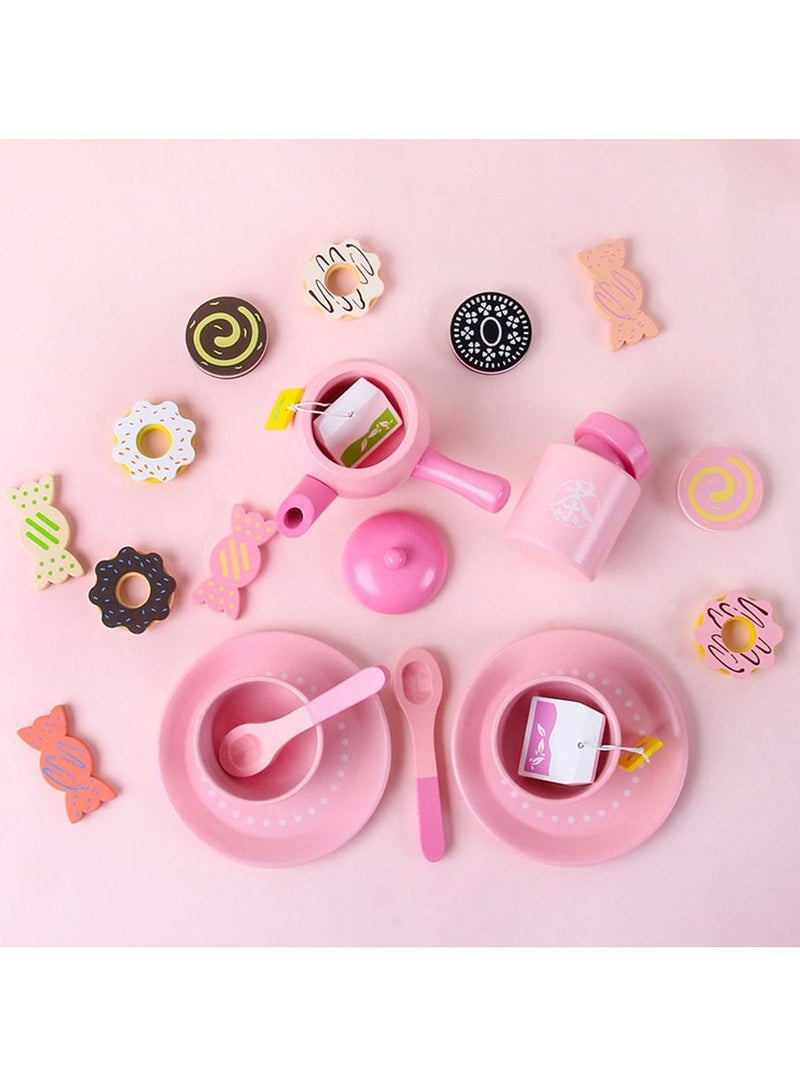 Tea Party Pretend Play Kitchen Set Sweet Princess Accessories Play Set For Kids