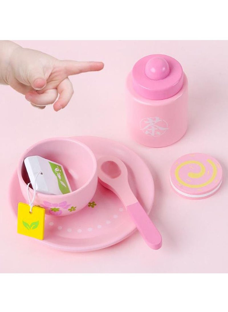 Tea Party Pretend Play Kitchen Set Sweet Princess Accessories Play Set For Kids