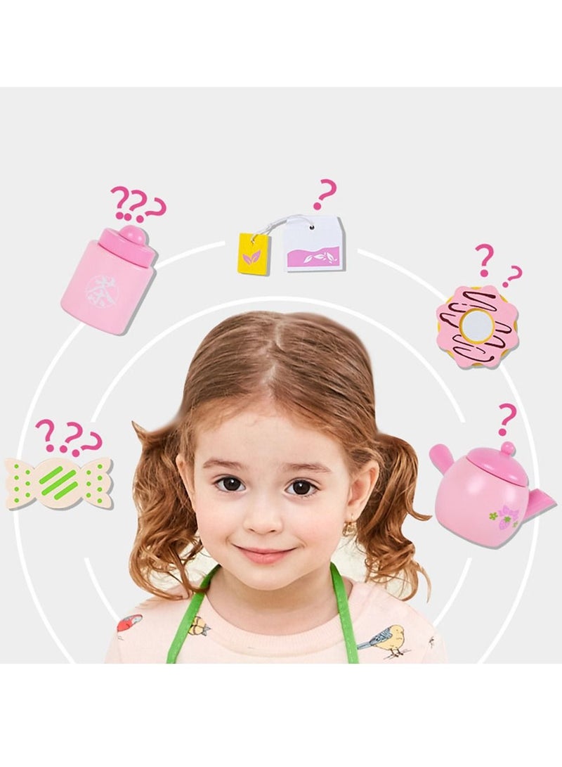 Tea Party Pretend Play Kitchen Set Sweet Princess Accessories Play Set For Kids