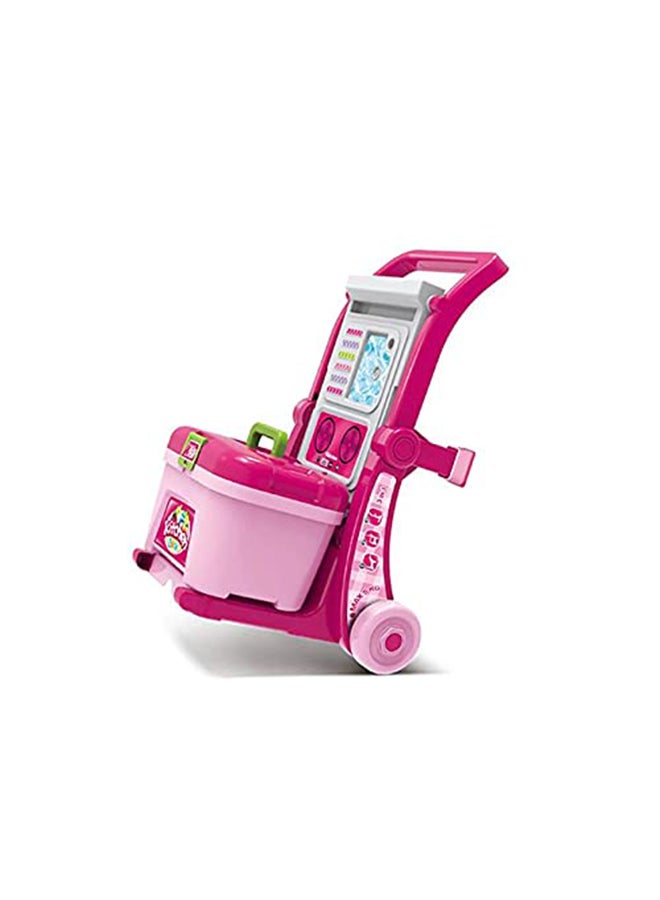 3-In-1 Portable Lightweight Unique Design Pretend Little Chef Kitchen Playset