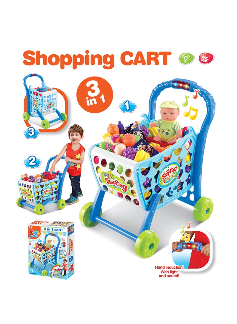 Shopping Cart With Sensor For Boy