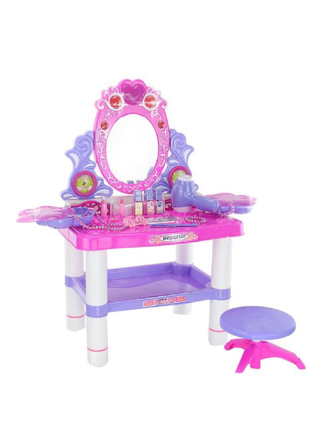 Dressing Table With Mirror And Light Playset 60x32x68cm