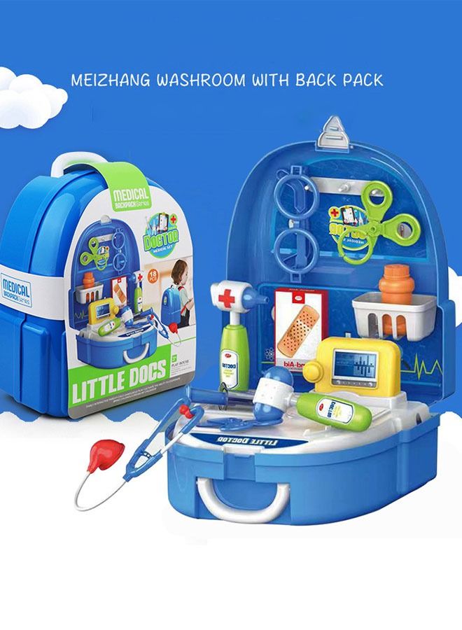 Doctor Kit for Kids, 20Pcs Pretend Medical Doctor Medical Playset with Stethoscope, Medical Kits Gift, Educational Doctor Toys for Toddler Boys Girls