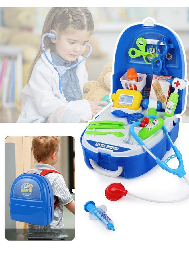 Doctor Kit for Kids, 20Pcs Pretend Medical Doctor Medical Playset with Stethoscope, Medical Kits Gift, Educational Doctor Toys for Toddler Boys Girls