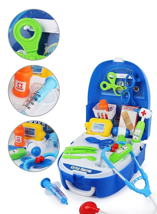 Doctor Kit for Kids, 20Pcs Pretend Medical Doctor Medical Playset with Stethoscope, Medical Kits Gift, Educational Doctor Toys for Toddler Boys Girls