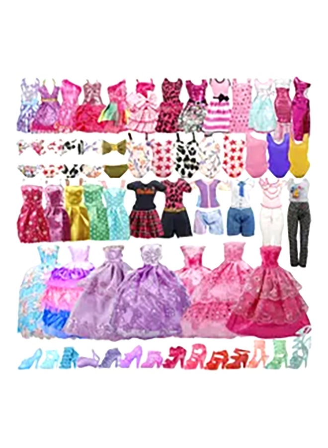 35-Piece Doll Clothes And Accessories