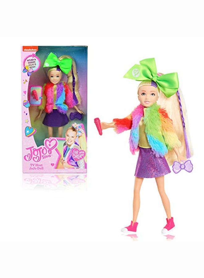 Jojo Siwa Fashion Doll Tv Host 10Inch Doll