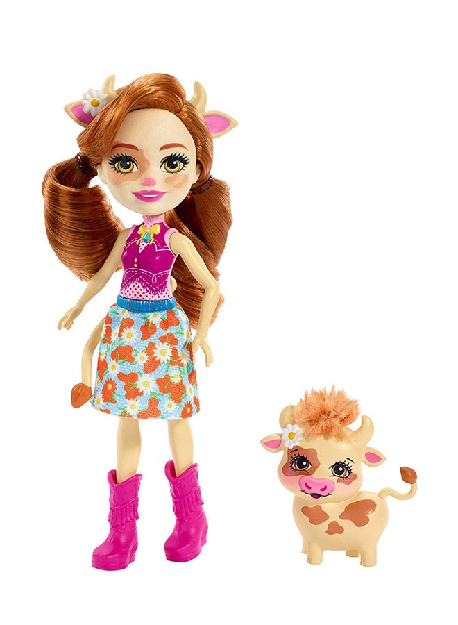 Cailey Cow Doll And Curdle Figure