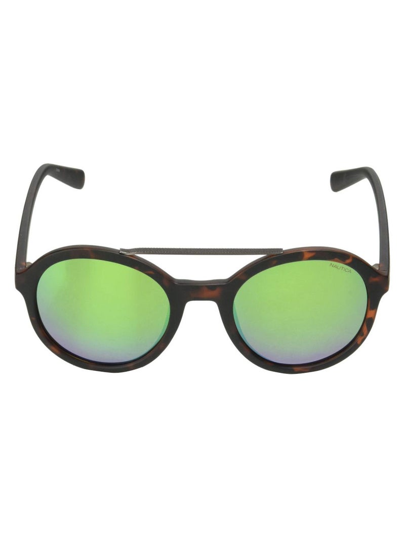 Men's Round Frame Sunglasses - Lens Size: 50 mm