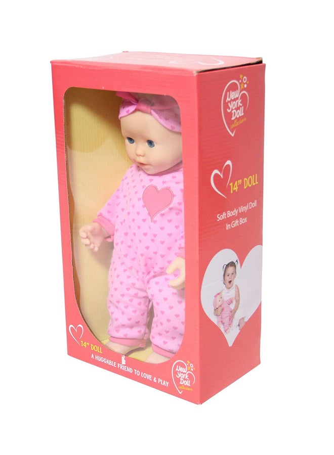 Soft Body Caucasian Baby Doll 14inch