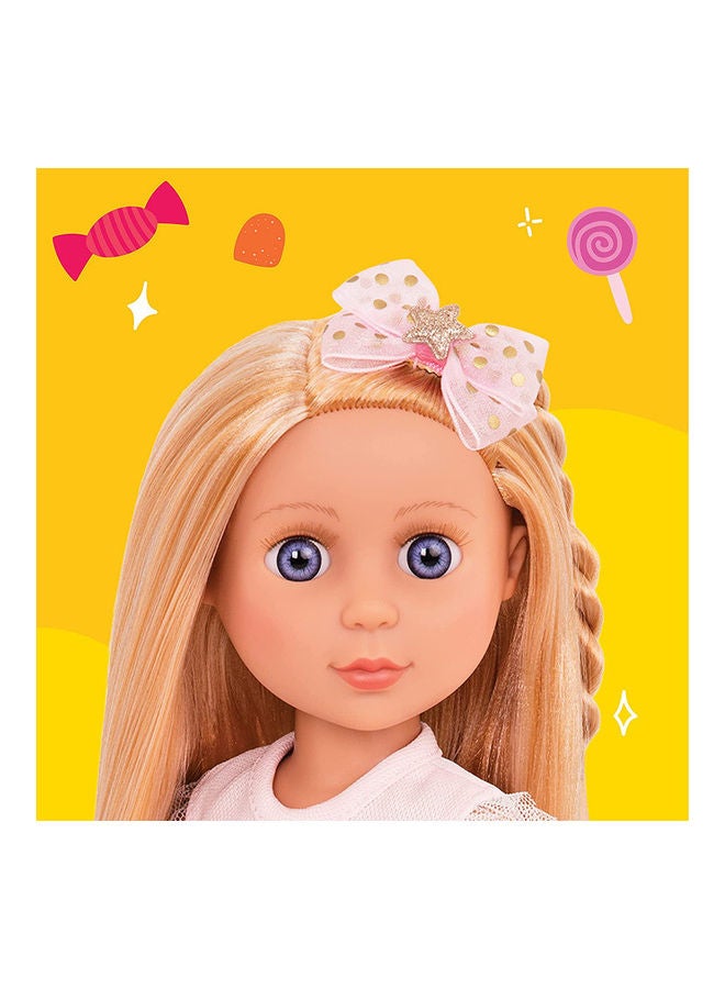 Lacy Poseable Fashion Doll 4.5x3.5x15.5inch
