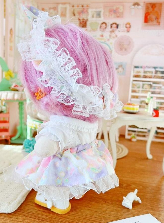 Butterfly fairy strappy dress white shirt 20cm set