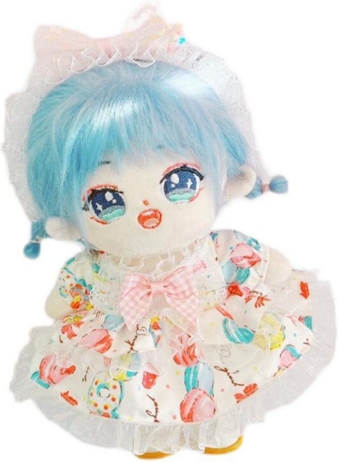 Macaroon cake dress star doll waistcoat set