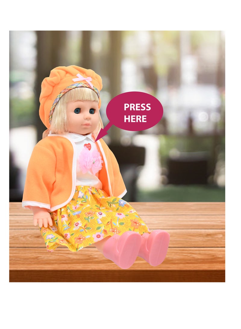 Cute Musical Baby Doll with Light and Music for Kids
