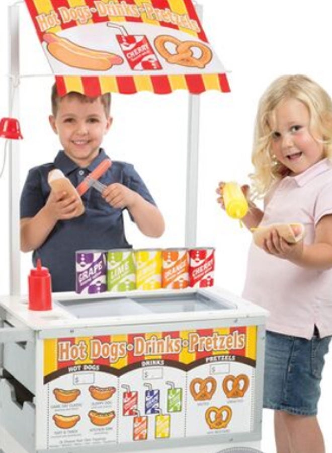 40-Piece Snacks And Sweets Food Cart Set