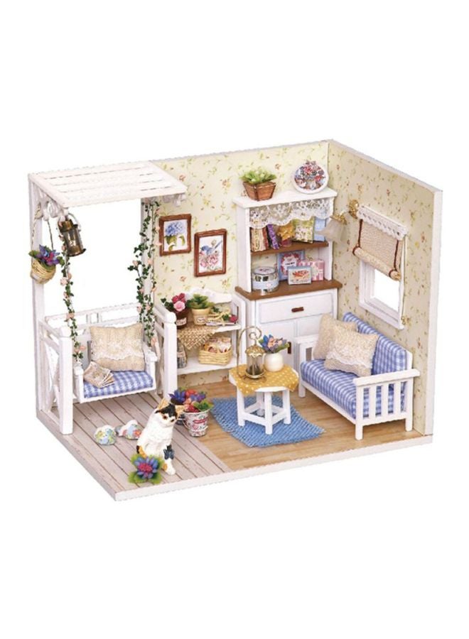 Mini 3D Wooden House Room Handmade Toy With Furniture Led Lights