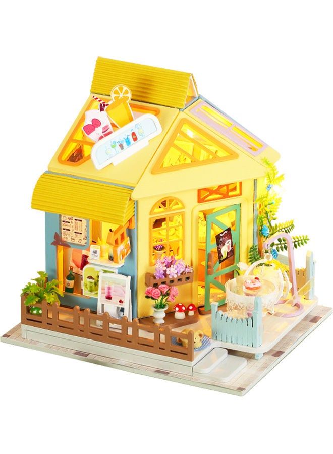 Toy Doll House Kit With Light And Music 21.5x17.4x21cm