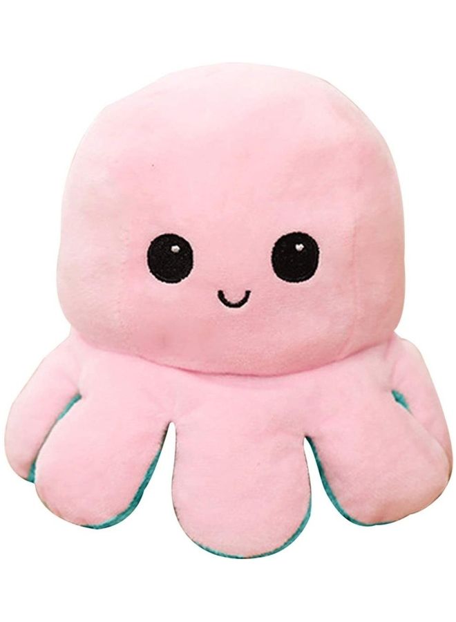 1-Piece Lovely Cartoon Double-Sided Flip Octopus Doll 20cm