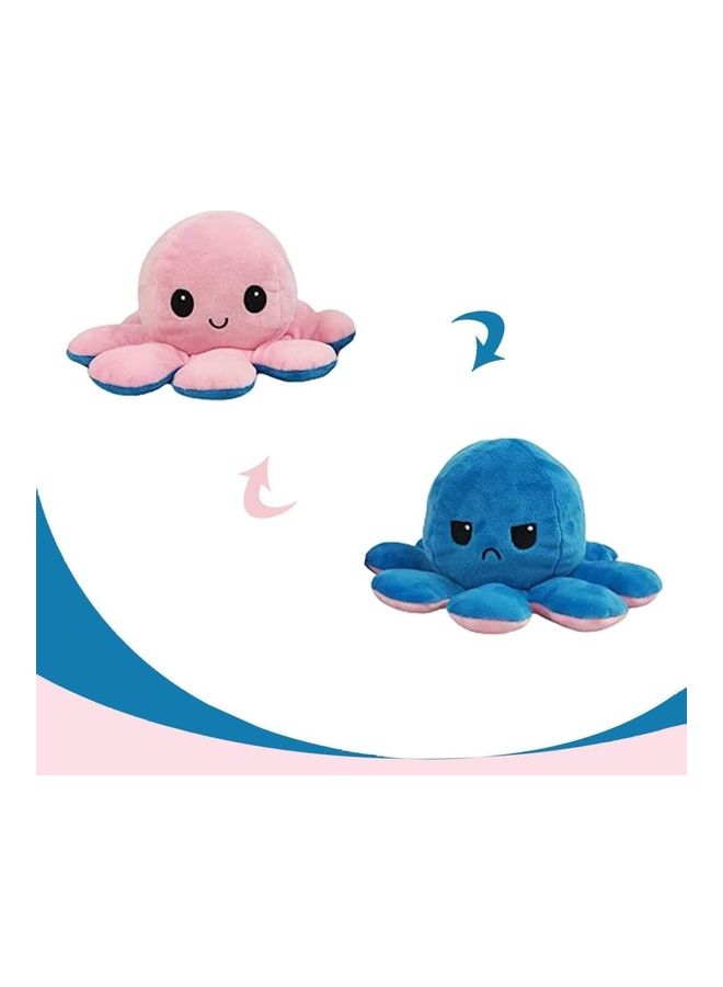 1-Piece Double Sided Flip Octopus Doll 20cm