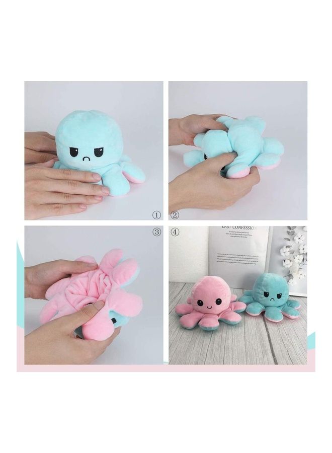 1-Piece Double Sided Flip Octopus Doll 20cm