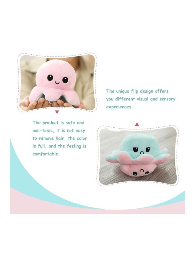 1-Piece Double Sided Flip Octopus Doll 20cm