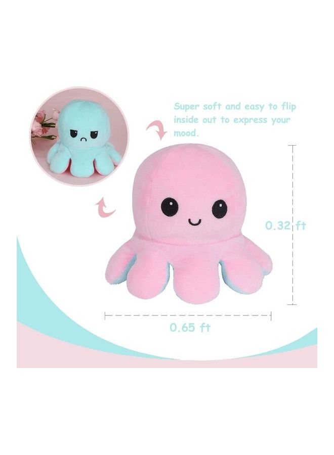 1-Piece Double Sided Flip Octopus Doll 20cm