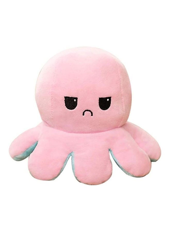 Double-Sided Flip Stuffed Octopus Plush Doll For Kids, Pack of 1, 3+ Years 20cm