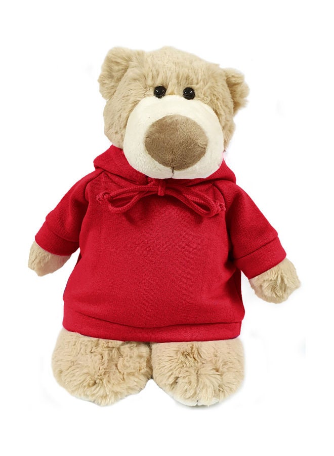 Stuffed Plush Hooded Mascot Teddy Bear 28cm