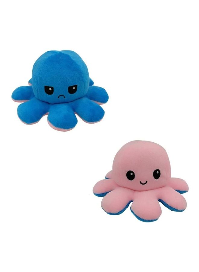 1-Piece Double-Sided Flip Octopus Plush Toys 20cm