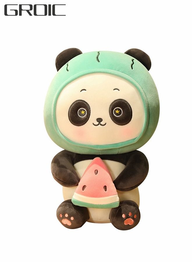 Panda Stuffed Animal Doll Dwen Dwen,Soft Plush Fruit Panda Doll Toy，Decompression Panda Doll Toys