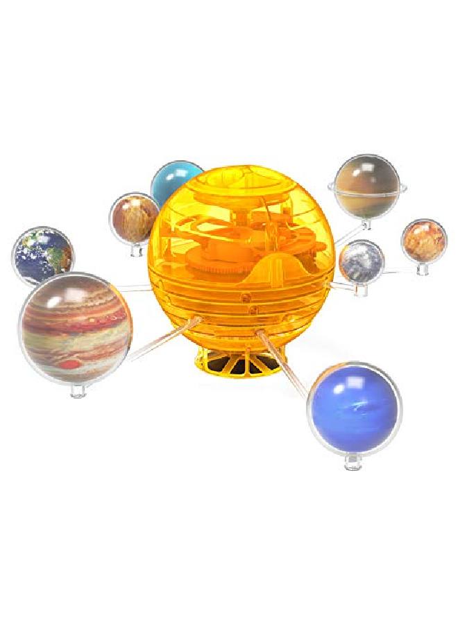 Orbiting Solar System Stem Kit ; Build A Rotating Solar System Model ; Planets Revolve Using A Windup Motor ; Explore Gear Ratios ; Science Fairs ; Difficulty Level Intermediate