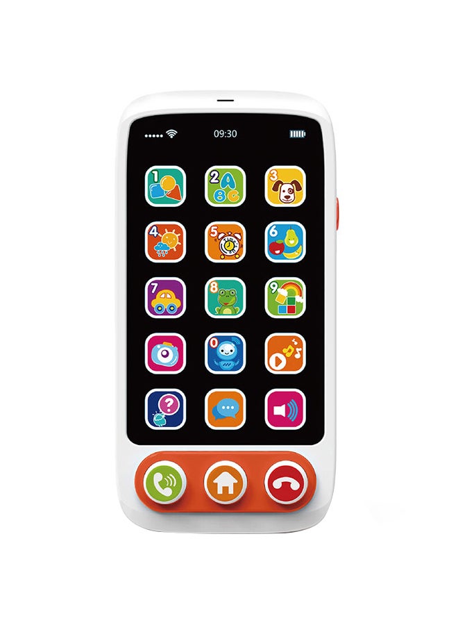 First Learning Kids Mobile Smartphone With Multiple Sound Effects Educational Toy 14.4x4.9x22.6cm