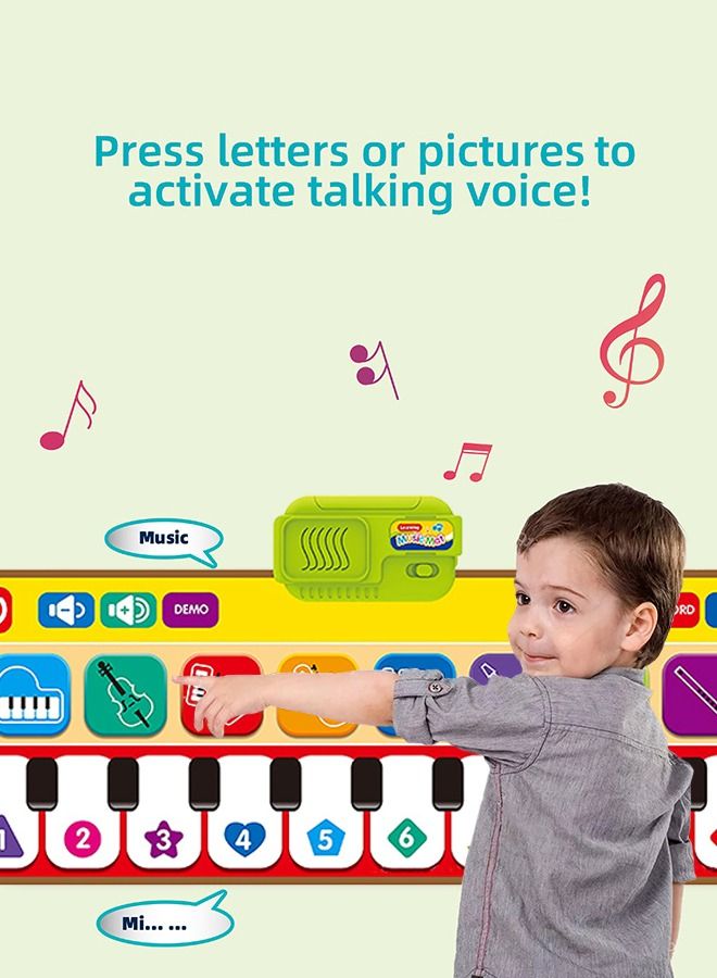 GROIC Baby Musical Dance Mats Touch Playmat with 8 Music Early Education Toys