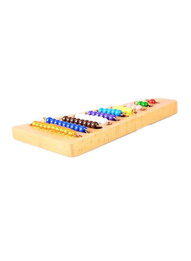 Montessori 1-10 Math Bead Stair With Holder