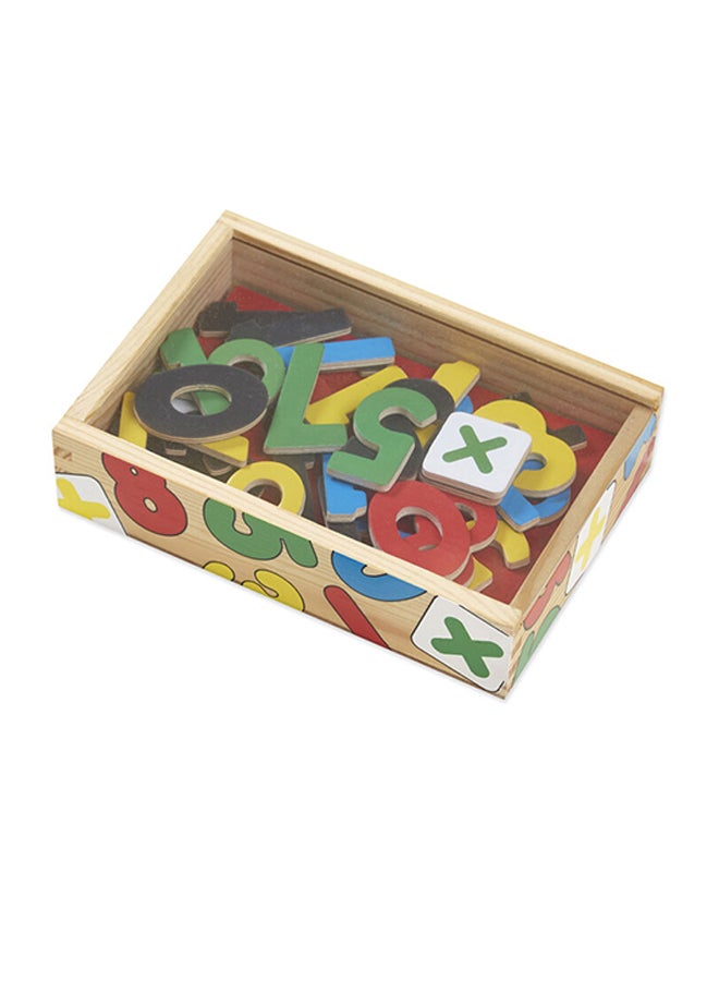 37-Piece Magnetic Wooden Number