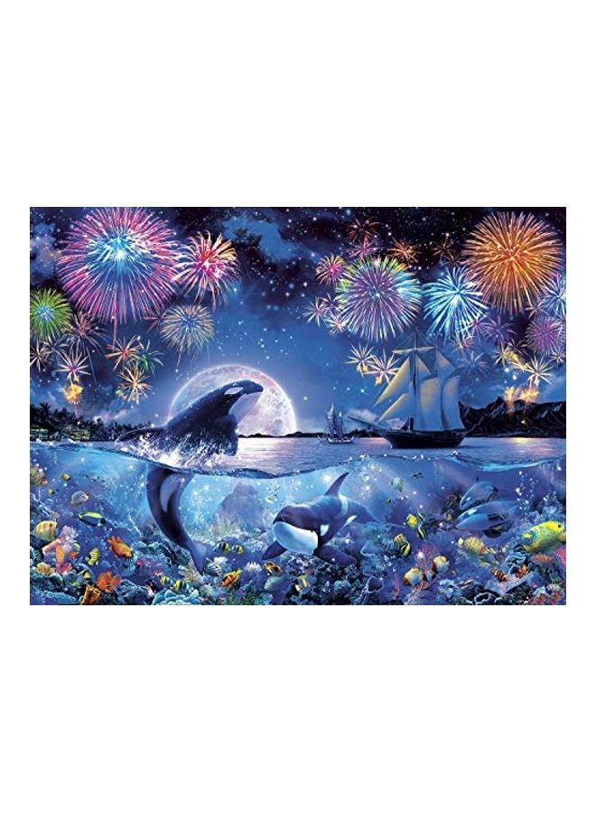1000-Piece The Dramatic Night Jigsaw Puzzle 8x8x2inch