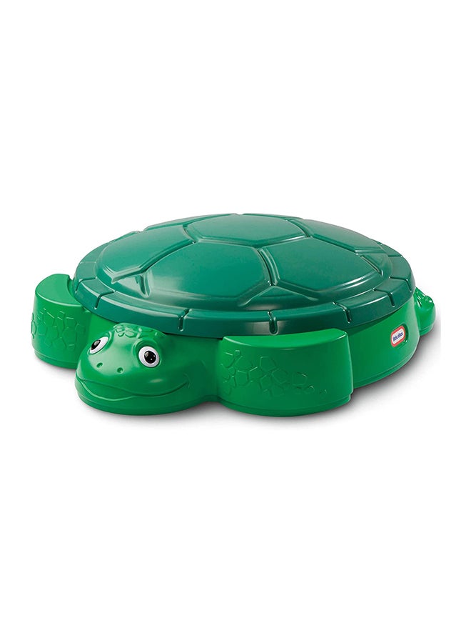 Classic Shape Lightweight Fantastic Sea Turtle Sandbox Summer Play Set For Kids 38.75x43.25x12inch