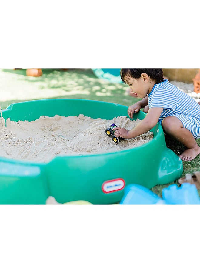 Classic Shape Lightweight Fantastic Sea Turtle Sandbox Summer Play Set For Kids 38.75x43.25x12inch