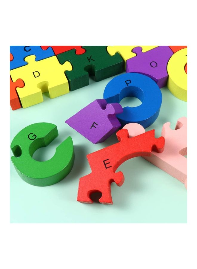Creative Wooden 26 Alphabet Puzzle Set