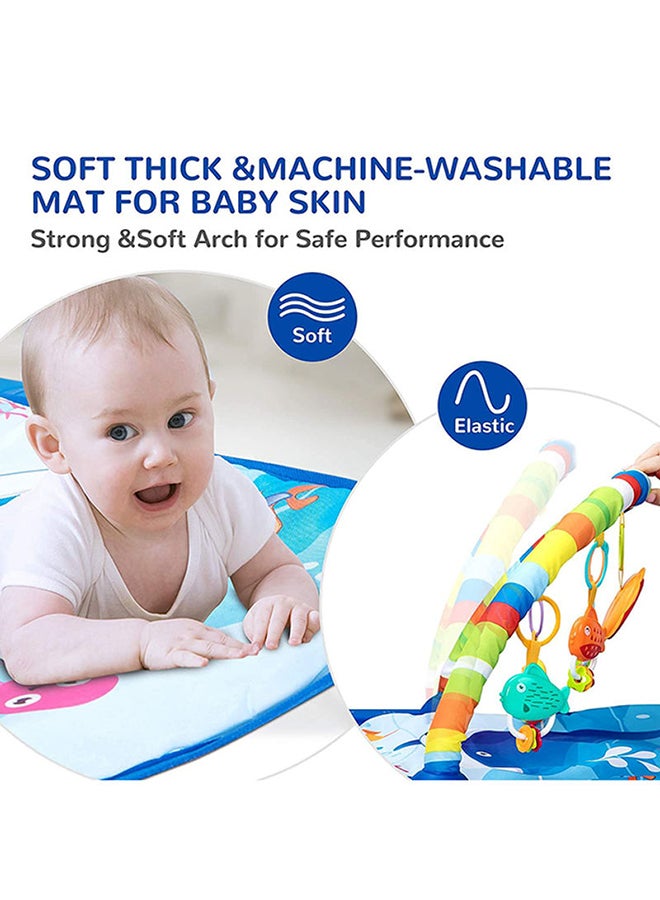 Multicolour Piano Fitness Mat With Music And Light, Upto 12 Months Old Kids 42x75x60cm