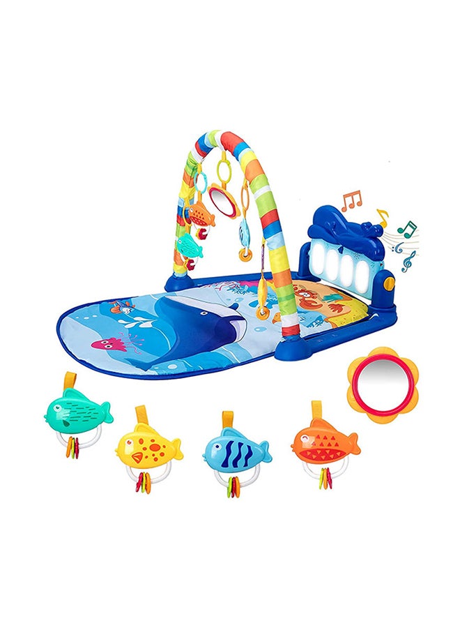 Multicolour Piano Fitness Mat With Music And Light, Upto 12 Months Old Kids 42x75x60cm