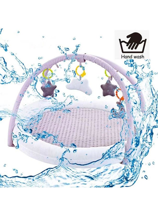 Baby Activity Mat Foldable Infant Gym Playmat With Crawling Blanket Play 88*88*65cm