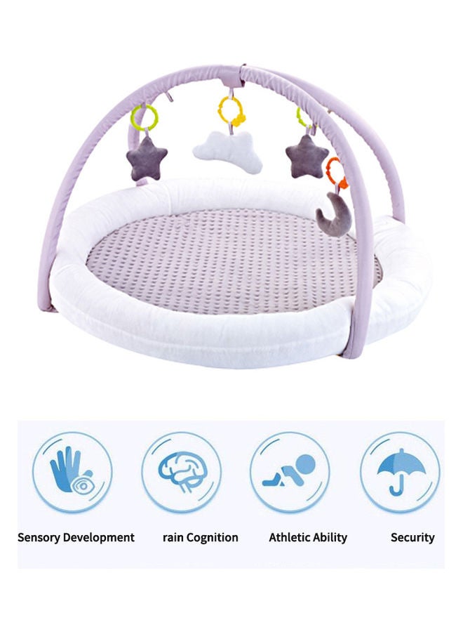 Baby Activity Mat Foldable Infant Gym Playmat With Crawling Blanket Play 88*88*65cm