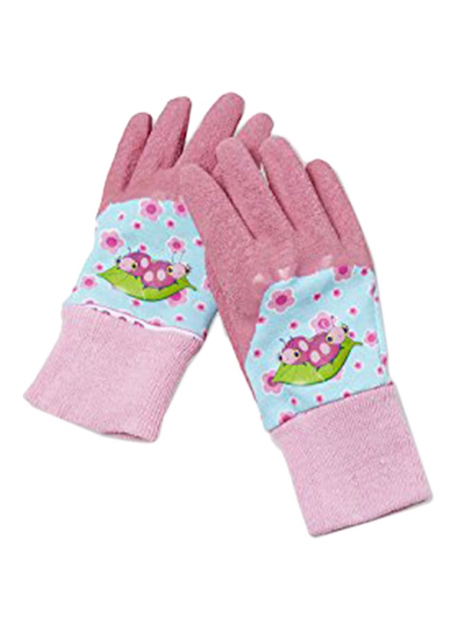 Dixie And Trixie Ladybug Gripping Gardening Gloves