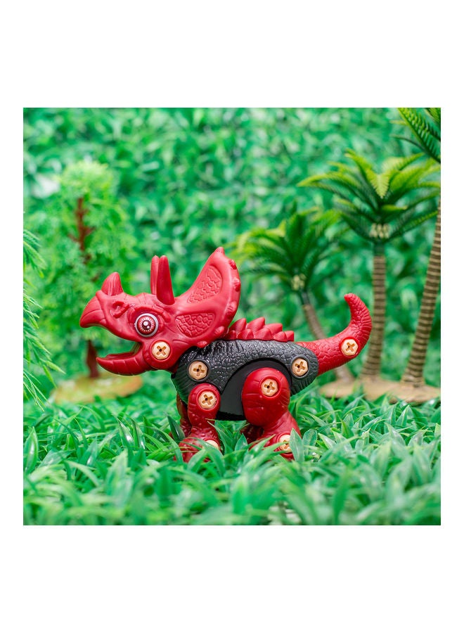 30 Piece Disassembling Dinosaur Triceratops 19.5 X 8 X 16cm