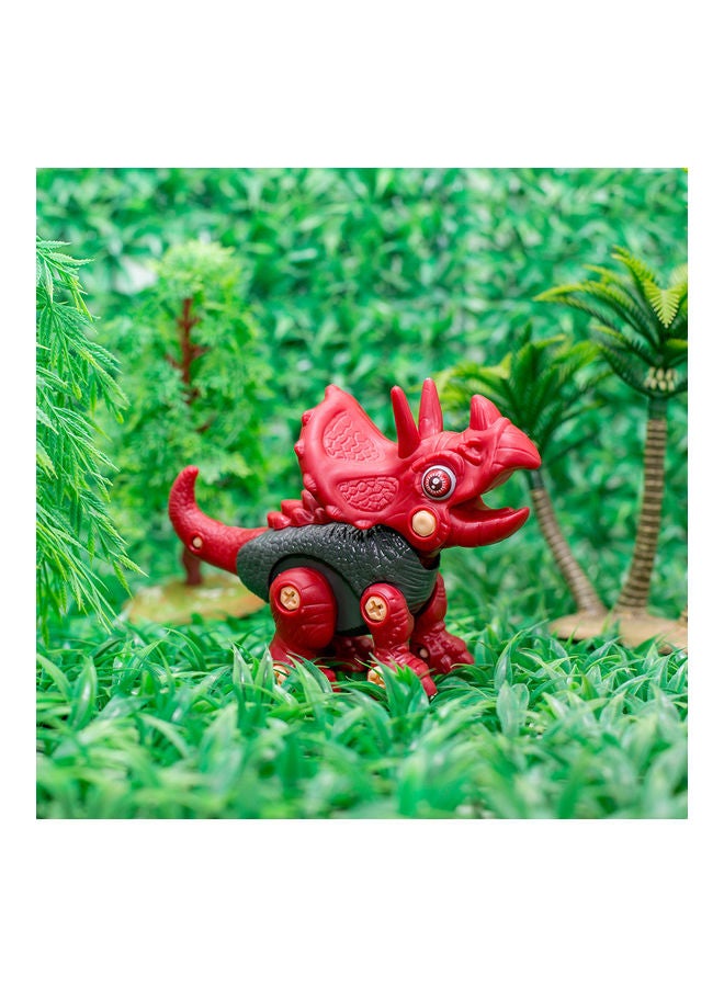 30 Piece Disassembling Dinosaur Triceratops 19.5 X 8 X 16cm