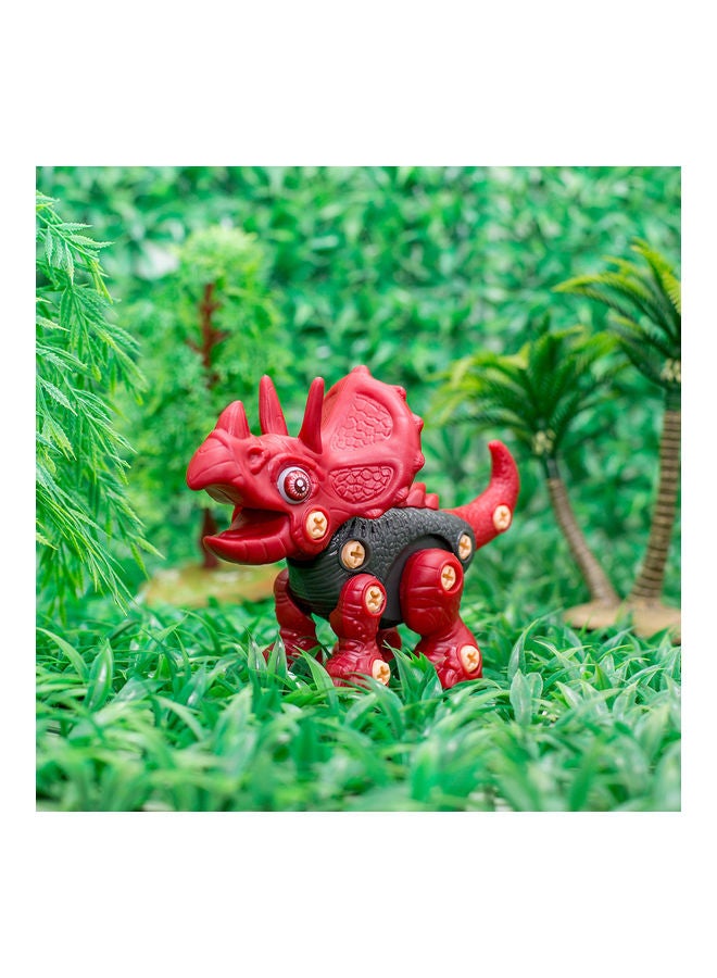 30 Piece Disassembling Dinosaur Triceratops 19.5 X 8 X 16cm
